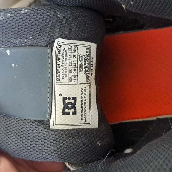 Grey DC spartan high tops - Picture 2 of 3